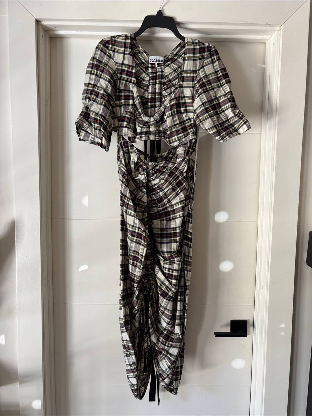 Ganni Plaid Dress sz38
